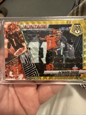 2022 Panini Mosaic Ja’Marr Chase Montage Gold Prizm /10 #06/10 Cincinnati
