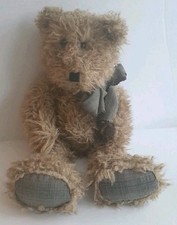 Boyds Collection Ltd Tan Plush Bean Teddy Bear 16" 1985-86 Weighted