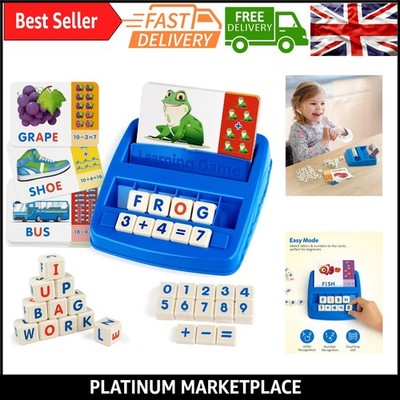 Fesselndes Alphabet & Mathe-Lernspiel für Kinder - pädagogische Lernkarten & N...