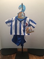 Build A Bear Teddy Mountain 16" All Stars Soccer Uniform With Ball Clothes NWT