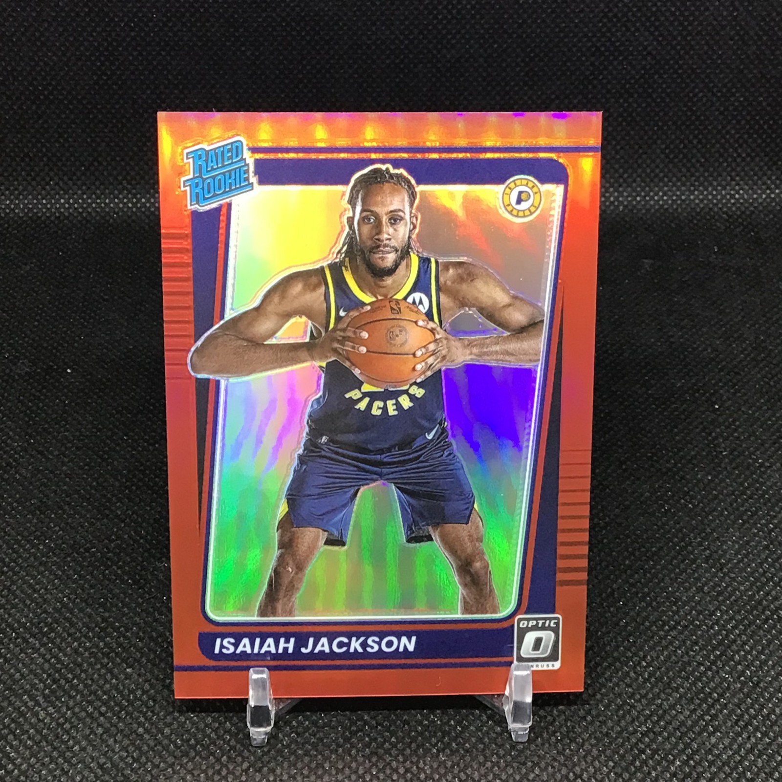 2021-22 Donruss Optic #167 Isaiah Jackson Red #/99