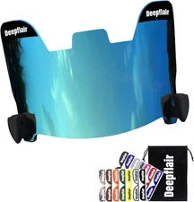 Tinted Visor Clear Visor Eye Shield Visor with Clips for Helmet Ice Blue