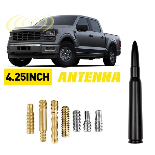 4.25 inch Black Antenna Mast Power for DODGE RAM & RAM 1500 2500 3500 09-23 New