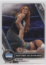 2020 Topps WWE Women's Division SmackDown Becky Lynch def Peyton Royce #4 0y3