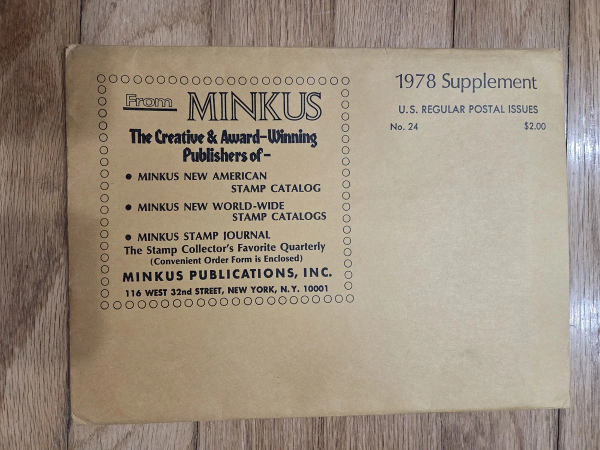 SFSTAMPS New Minkus 1978 US Regular Postal Issue Supplement No. 24 Album Pages