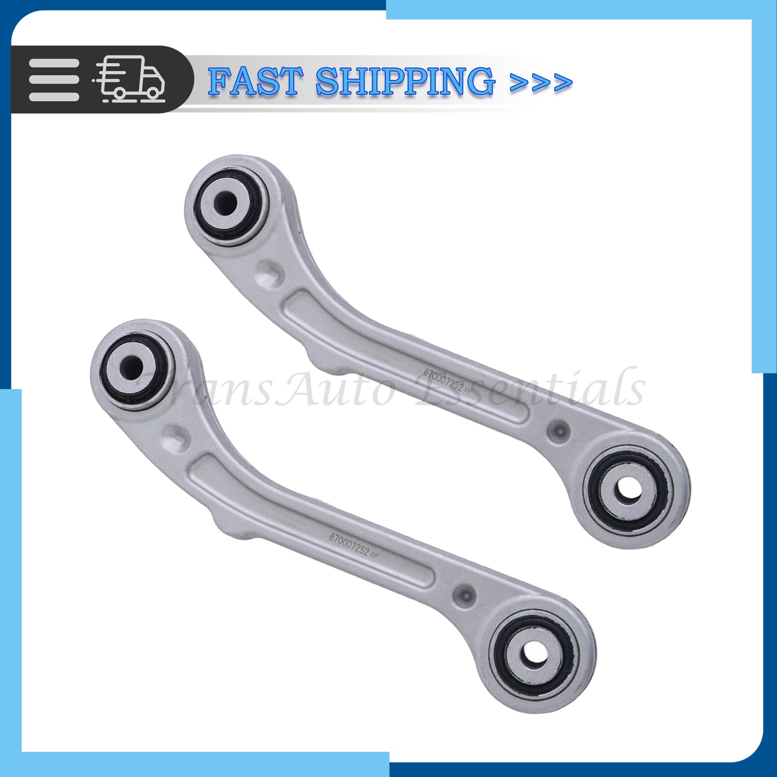2PCS 670007252 Fits Maserati Ghibli Quattroporte Rear Suspension Control Arm Kit