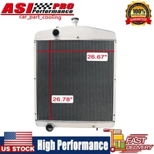 For Case 2390 2590 2594/3294/3394 3594 A147140,A184365 4-Row Tractor Radiator