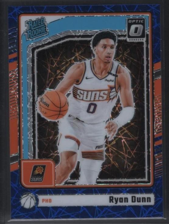 2024-25 Donruss Optic #279 Ryan Dunn Blue Velocity