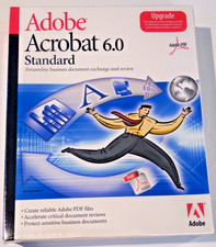 Adobe Acrobat 6.0 Standard UPGRADE CD-ROM Windows 98, NT, 2000,XP -New Sealed