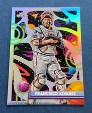 Francisco Alvarez refractor parallel - 2025 Topps Chrome Cosmic - Mets #37