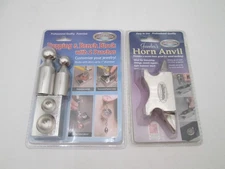 BEAD BUDDY JEWELERS HORN ANVIL DAPPING BENCH BLOCK 2 PUNCHES