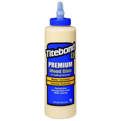 Titebond Wood Glue, 16 fl oz, Bottle, II Premium 5004 Titebond 5004 16oz