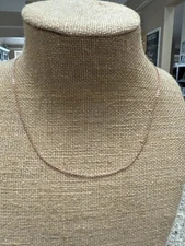 Origami Owl Rose Gold Tone Cable Chain 16-18" Delicate NEW