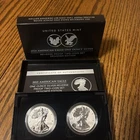 U.S. Mint American Eagle 2021 One Ounce Silver Reverse Proof Two-Coin Set