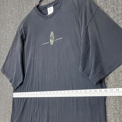 Vintage Hawaiian Legends T-Shirt Mens 3XLT Black Short Sleeve Surf Distressed - Picture 8 of 13