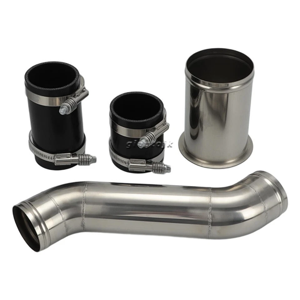 For Detroit Series 60 14L Engine Coolant&Intake Extension Pipe W/ Hose Clamp Kit - Image 2 of 4
