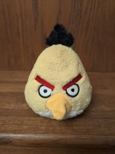 Angry Birds Chuck Yellow Bird 6" Plush No Sound Stuffed Animal Toy