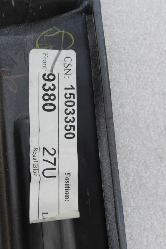 Buick Lesabre 1996 1997 1998 1999 puerta delantera derecha moldura azul 27U 25651218 Foto 3 de 4