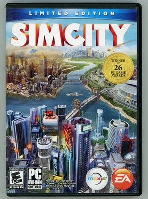 SimCity: Limited Edition (Windows PC, 2013) Complete Resurfaced w/Key 