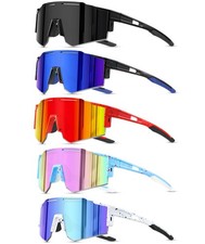 5PACK Polarized Kids sunglasses Youth Softball Cycling Sports Sun Glasses Boy...