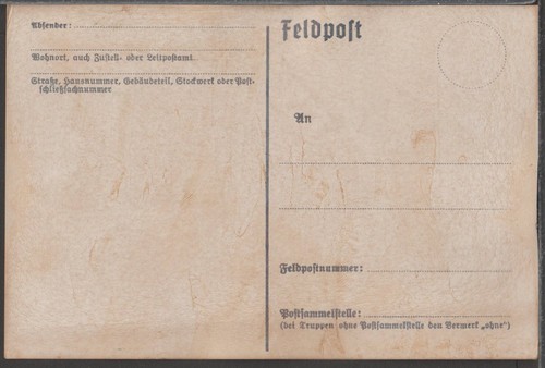 ✔️ DEUTSCHLAND 3. Reich WWII SELTENE POSTKARTE - REPRODUKTION Replik Faksimile - Bild 2 von 2