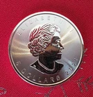 2021 Canadian $5 Silver Maple Leaf 1oz Silver Coin .9999 Fine Silver