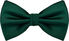Mens Solid Color Adjustable Pre-tied Bow Tie for Men Party Wedding