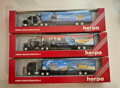 Herpa H0 1:87 America 500 Years Konvolut 3 US Trucks OVP 140829 140836 140874