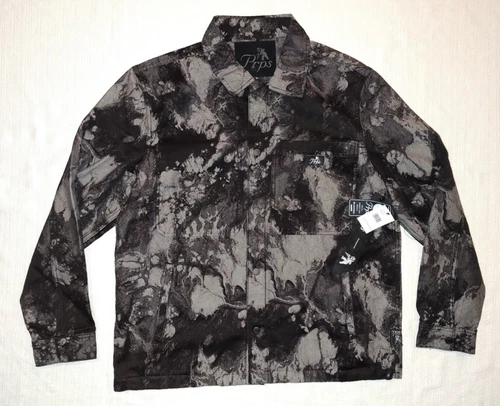 NEW SICK Prps Squaw Valley Printed Snap Front Shirt Jacket Large L $328 WOW! - product listing photo