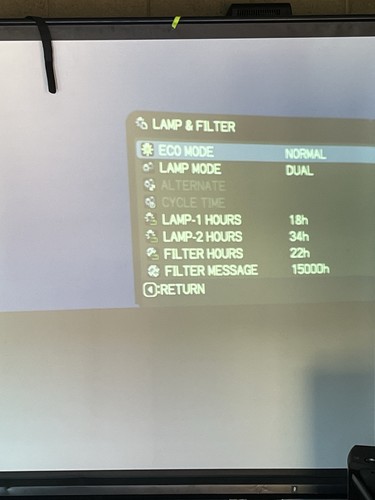 Christie DHD951-Q Projector W/ Christie 121-119102-XX Lens 1080P 8500 LUMENS - Bild 4 von 8