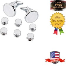 Men's Cufflinks and Studs Sets,Tuxedo Shirt Cufflinks and Studs Set formen.