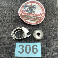 VTG Singer  99k Sewing Machine Bobbin Case simanco32590 And 1 Bobbin , List 306