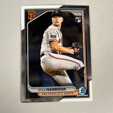 2024 Bowman Chrome #84 Kyle Harrison Rookie San Francisco Giants RC