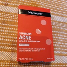 Neutrogena Stubborn Acne Ultra-Thin Blemish Patches-24 Count New