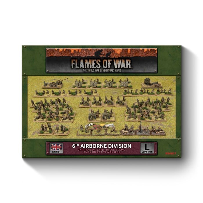 British 6th Airborne Division Army - Late-War - Brand New - Flames of War