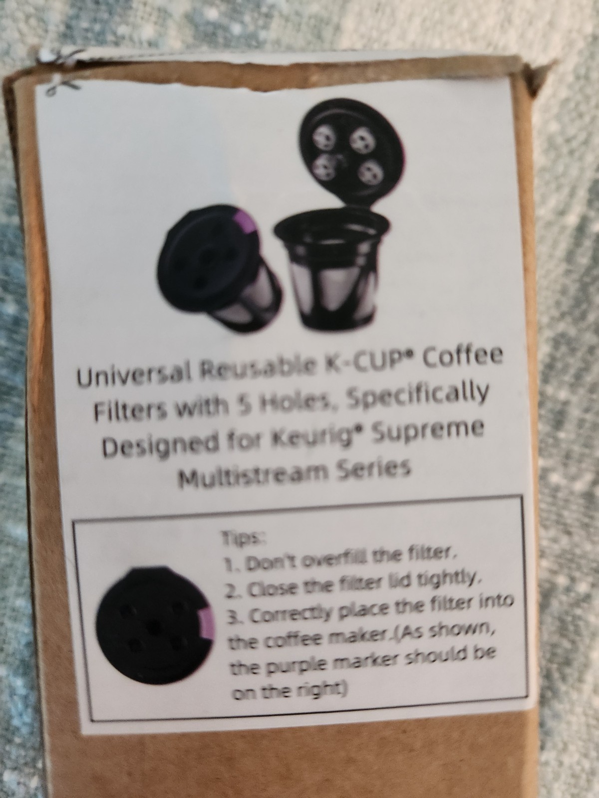 My K Cup Universal Reusable Coffee Pods Filter Fit for Keurig 2.0 K200 K250 K300