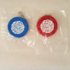 Vintage QUIKOIN Coin Holder with Key Chain Coin Case Set of 2