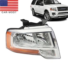 Right Headlight Assembly Front Halogen Headlamp For 2015-2017 Ford Expedition RH