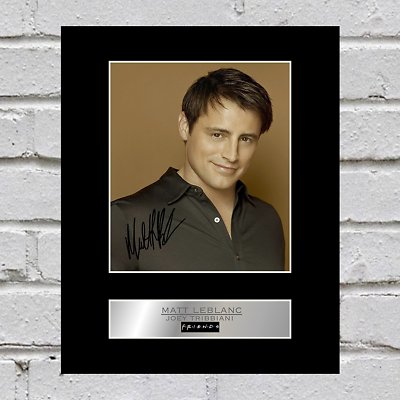 Matt LeBlanc signiert montiert Foto Display Freunde