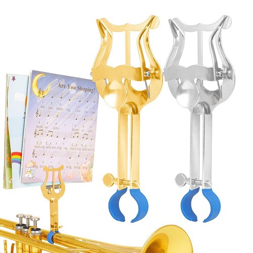 Elegant Design For Trumpet Lyre Perfect for Marching Concerts and Events - Picture 4 of 15