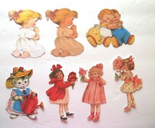 3D UPick NEW Victorian Vintage Boy Girl Children Scrapbook Card Embellishment