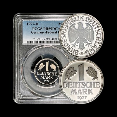 GERMANY. 1977, 1 Mark, D - PCGS PR69 DCAM - Top Pop