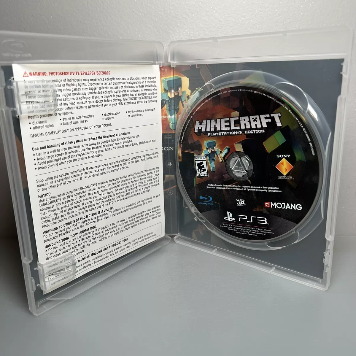 Minecraft: PlayStation 3 Edition (PlayStation 3, PS3, 2014) CIB