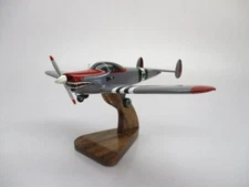 ERCO 415-C Ercoupe Airplane Desktop Mahogany Kiln Dried Wood Model Regular New