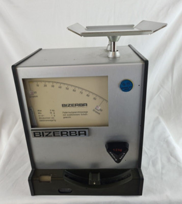 Vintage BIZERBA Federlaufgewichtswaage - Post Waage - Briefwaage -sehr Dekorativ