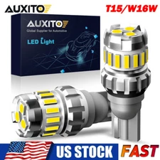AUXITO LED Reverse Backup Light Bulbs T15 912 921 Extremely Bright White 6500K