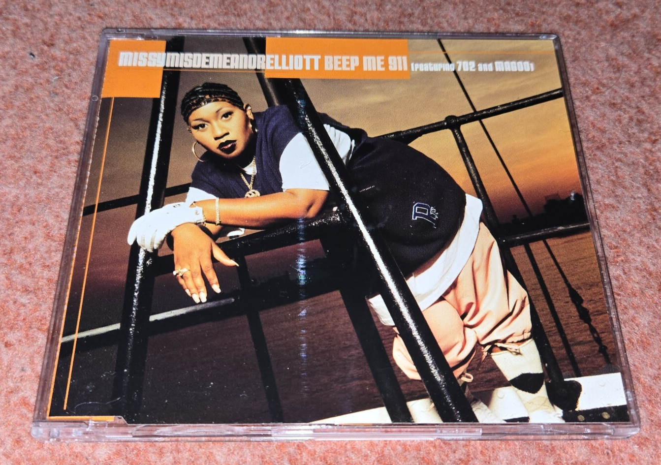 Missy Misdemeanor Elliott Feat. 702 And Magoo ‎– Beep Me 911 / 4 Track CD Single