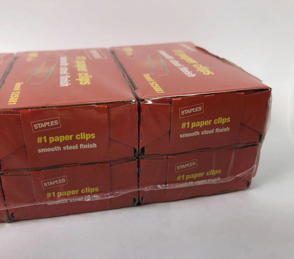 Staples #1 银宝石纸夹 1000 件 批量 数量可用 — 第 2/4 张图片