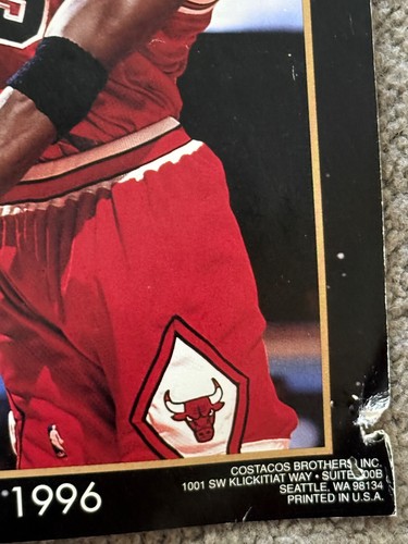 1997 Michael Jordan 8th Wonder Of The World Chicago Bulls Poster Costacos 35x23 - Bild 7 von 16