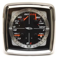 Chaparral Boat Multifunction Gauge 780913SDFB | 4 1/4 Inch Teleflex